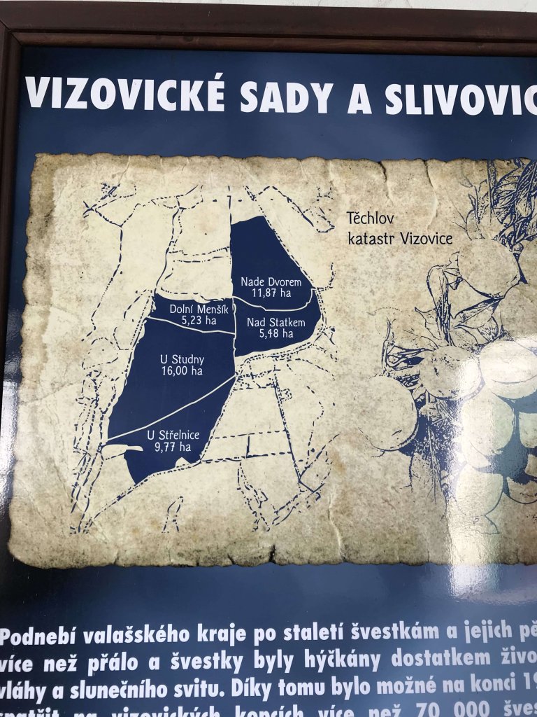 map location of vizovice slivovitz